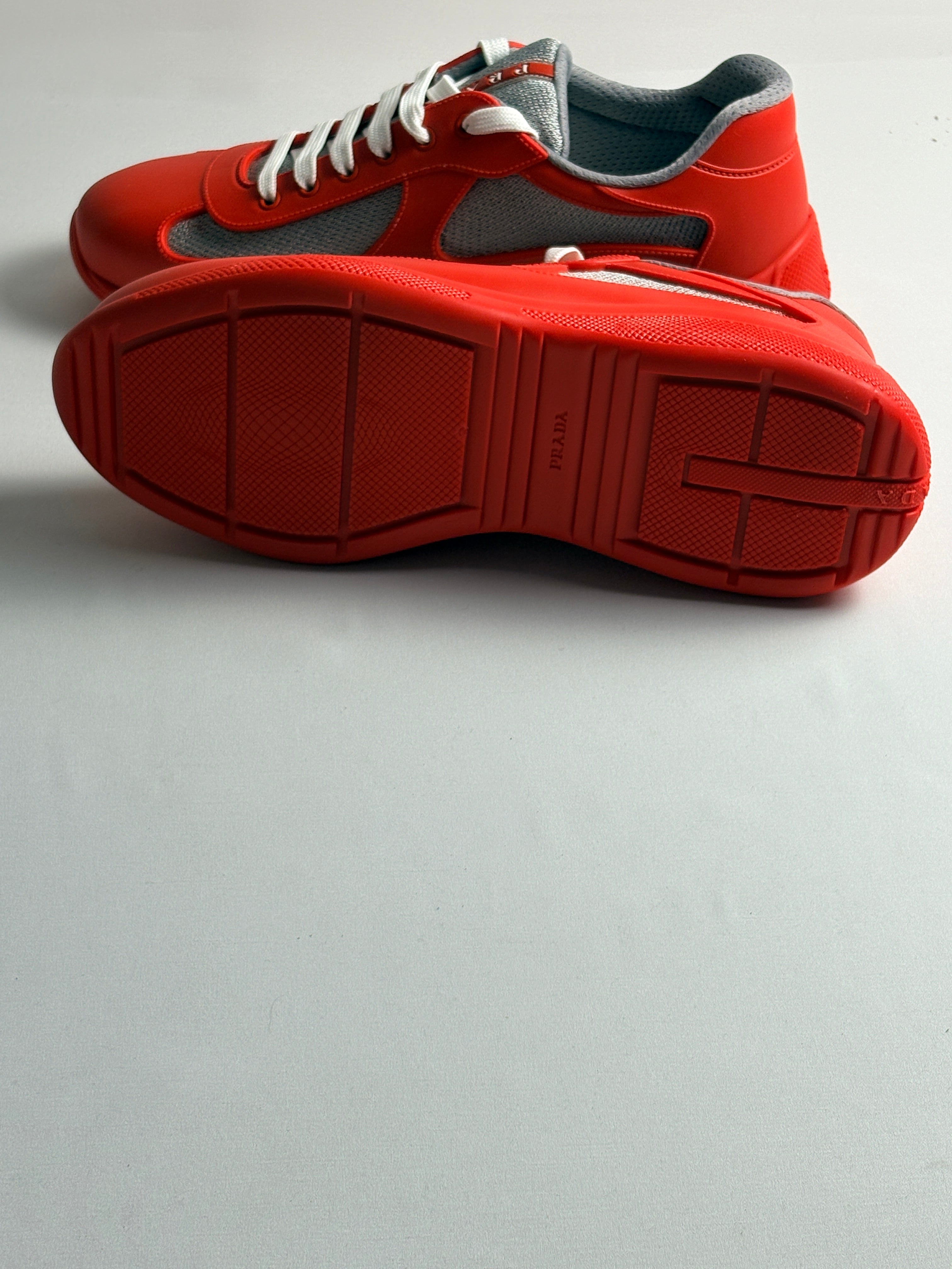 Sneakers Prada America's Cup rouge T44 - semelle