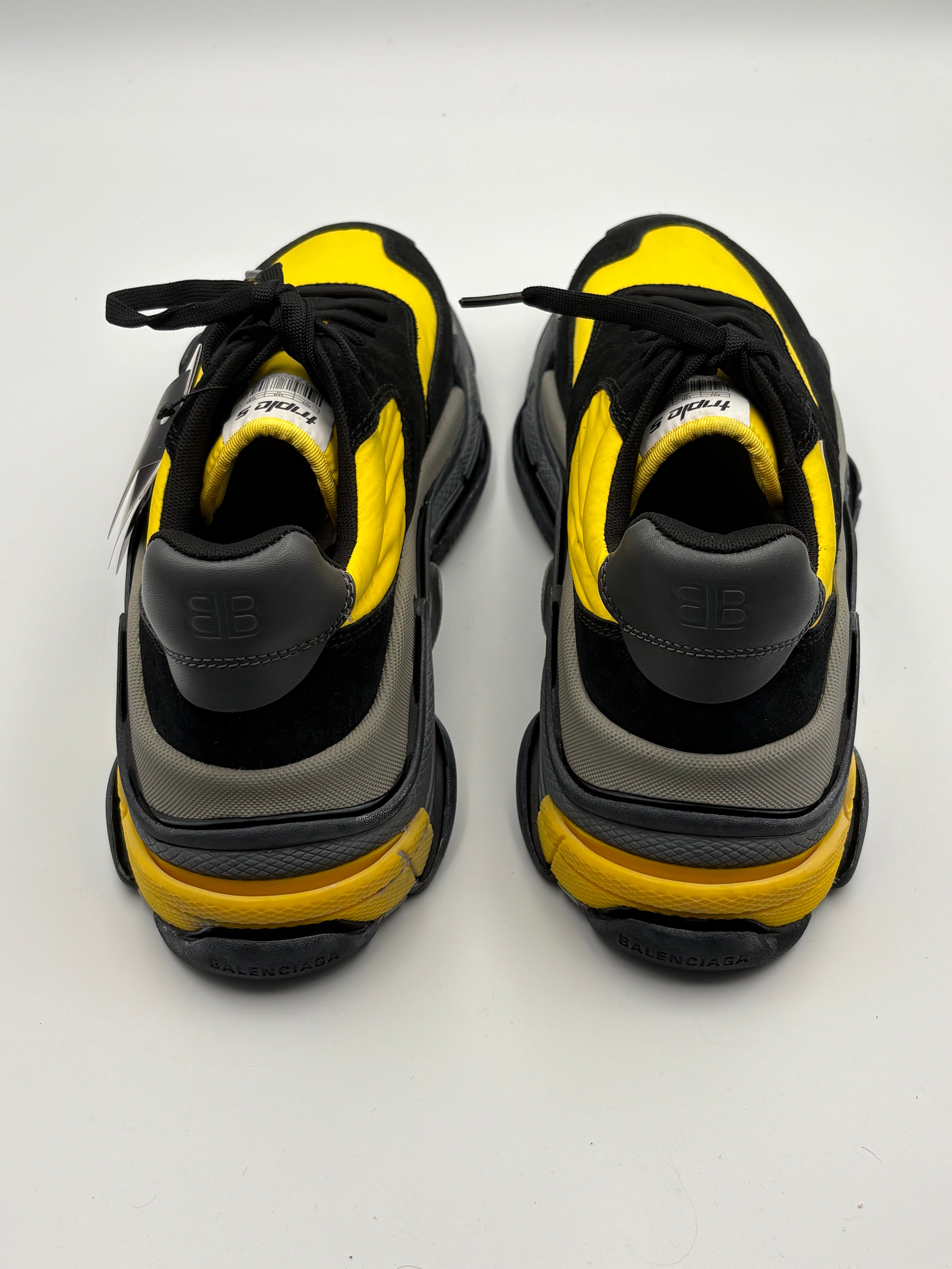 Balenciaga Triple S — Jaune, Noir & Gris — T.41