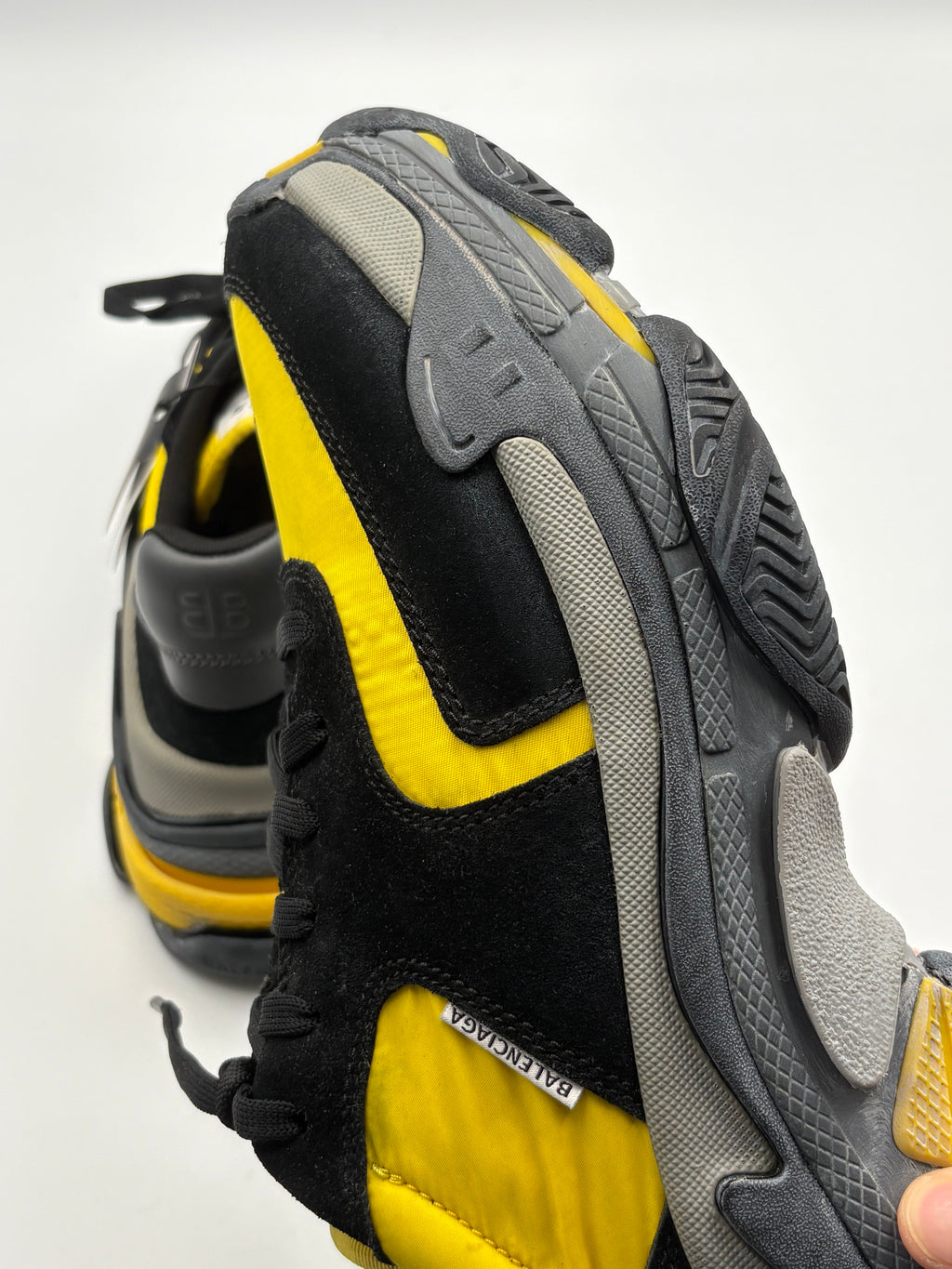 Balenciaga Triple S — Jaune, Noir & Gris — T.41