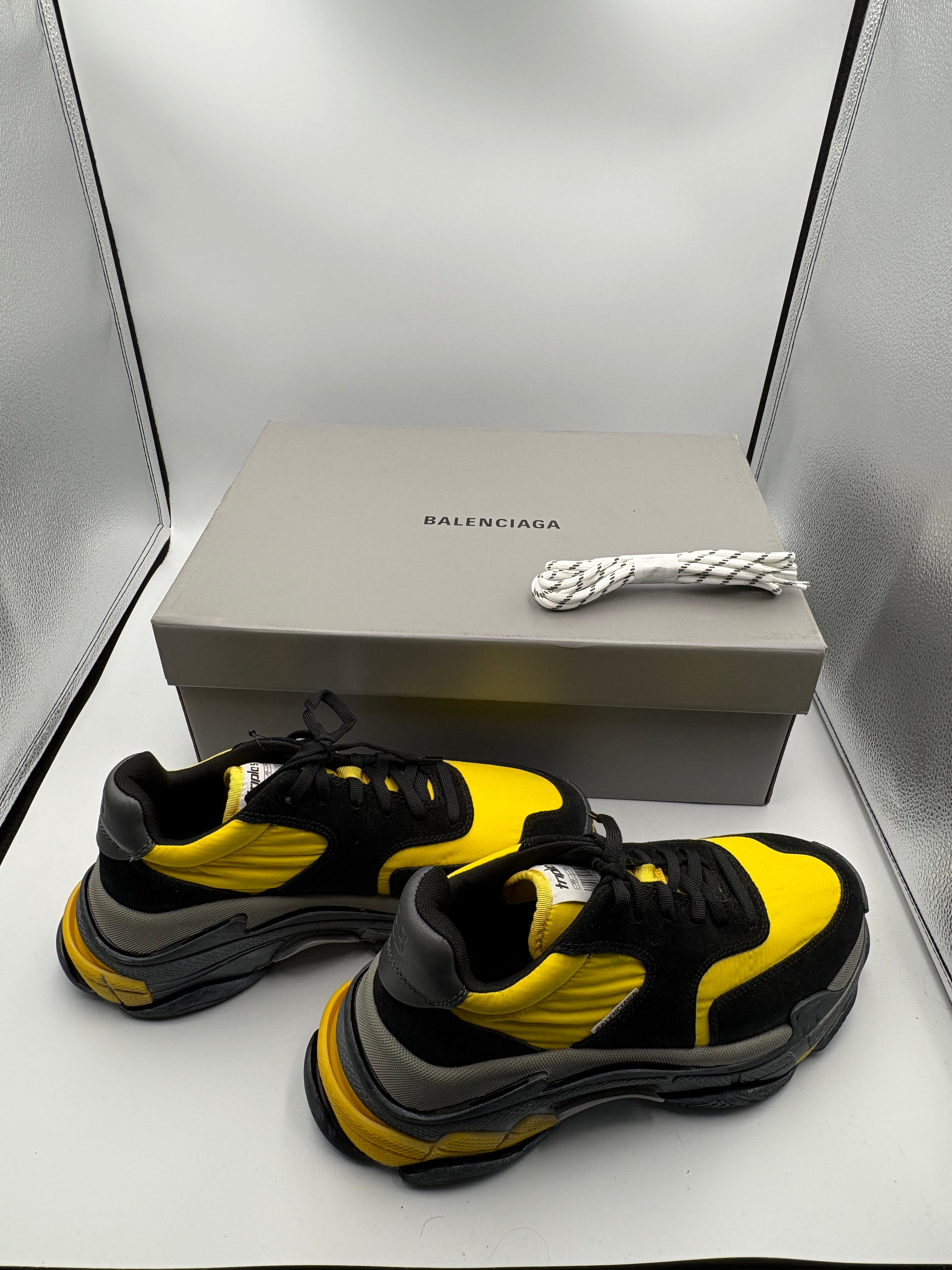 Balenciaga Triple S — Jaune, Noir & Gris — T.41