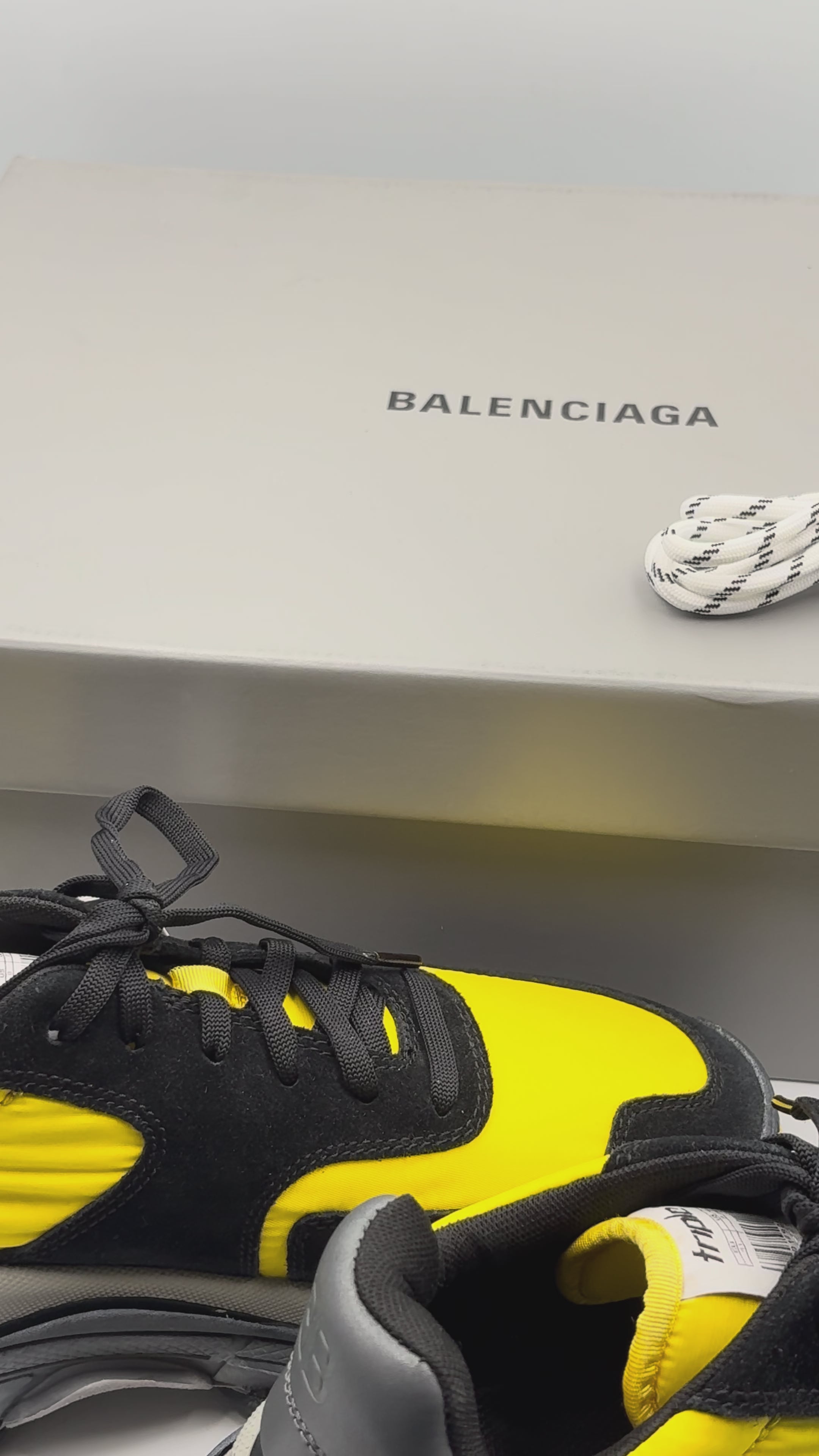 Balenciaga Triple S — Jaune, Noir & Gris — T.41